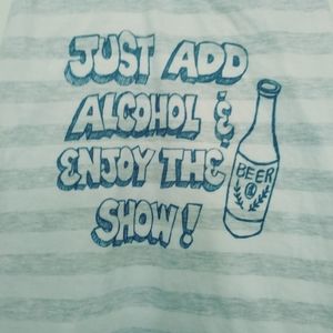 Striped racerback tank